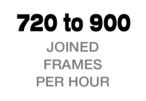 720 to 900 frames